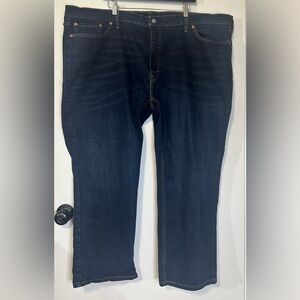 Levi's 541 Jeans Mens Size 50 X‎ 29 Straight Leg Blue Dark Wash Big & Tall